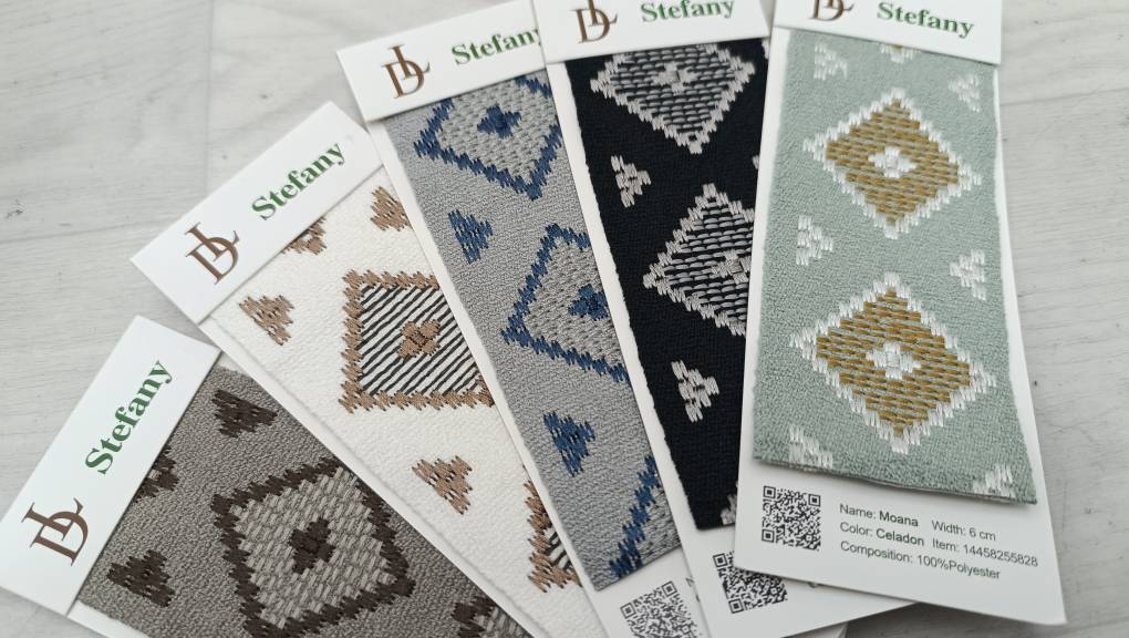 Moana бордюр для штор Daylight, Геометрия от магазина Ткани Мира ✅