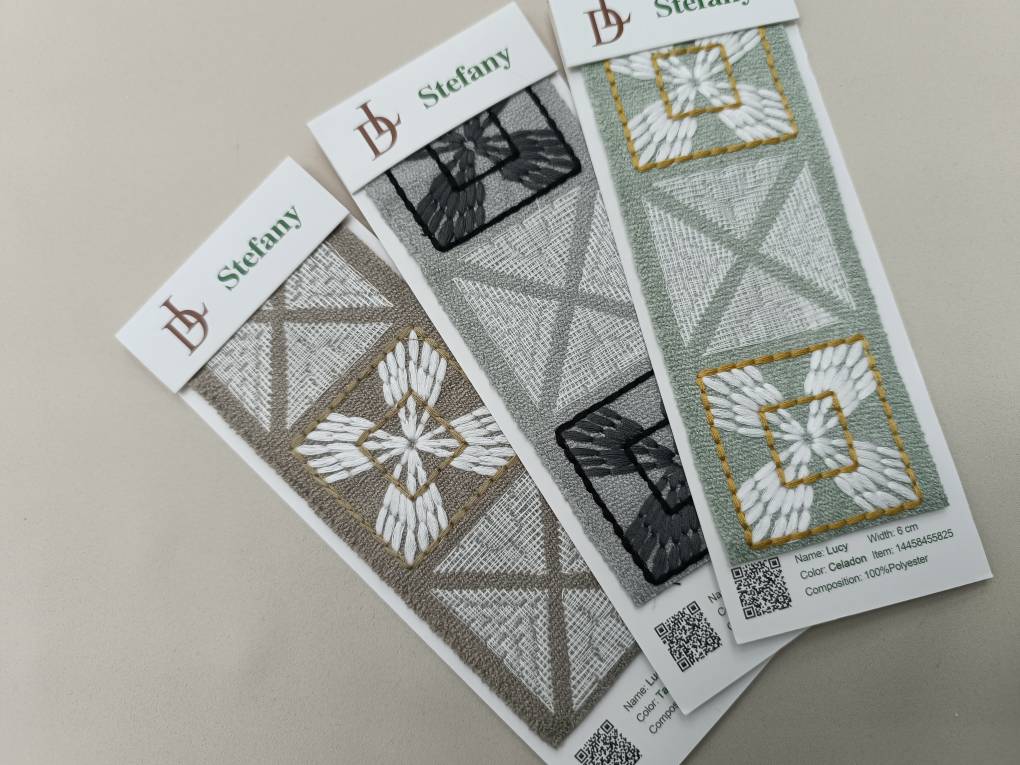 Lucy бордюр для штор Daylight, Геометрия от магазина Ткани Мира ✅