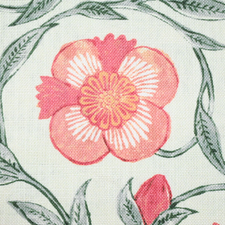 картинка Pondicherry Trail Coralberry ткань Galleria Arben 