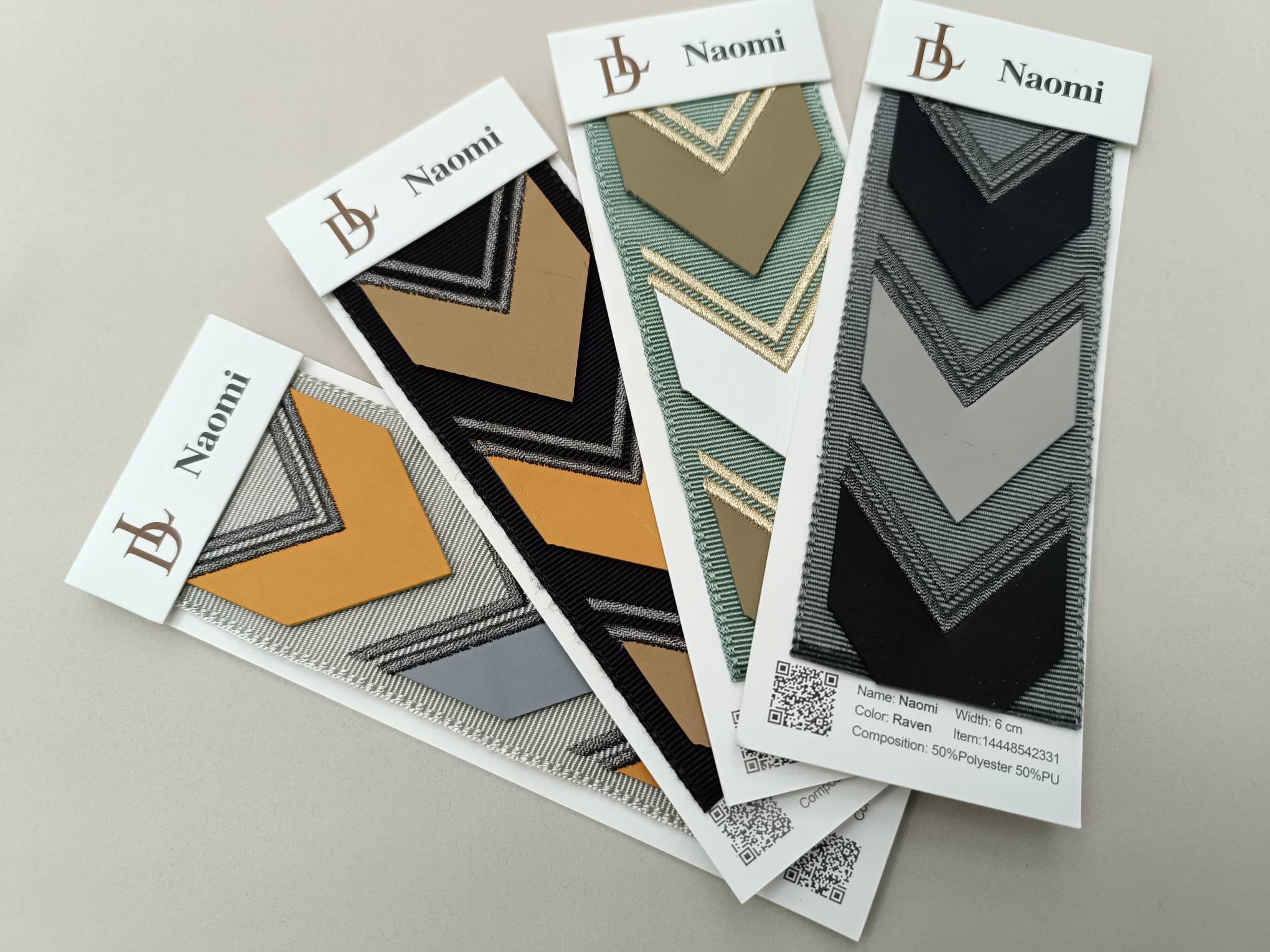 Naomi бордюр для штор Daylight, Геометрия от магазина Ткани Мира ✅