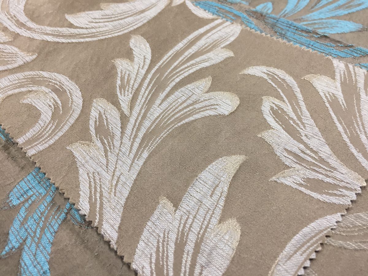 60060 ткань Perdevin, Вензель-Завитки от магазина Ткани Мира ✅