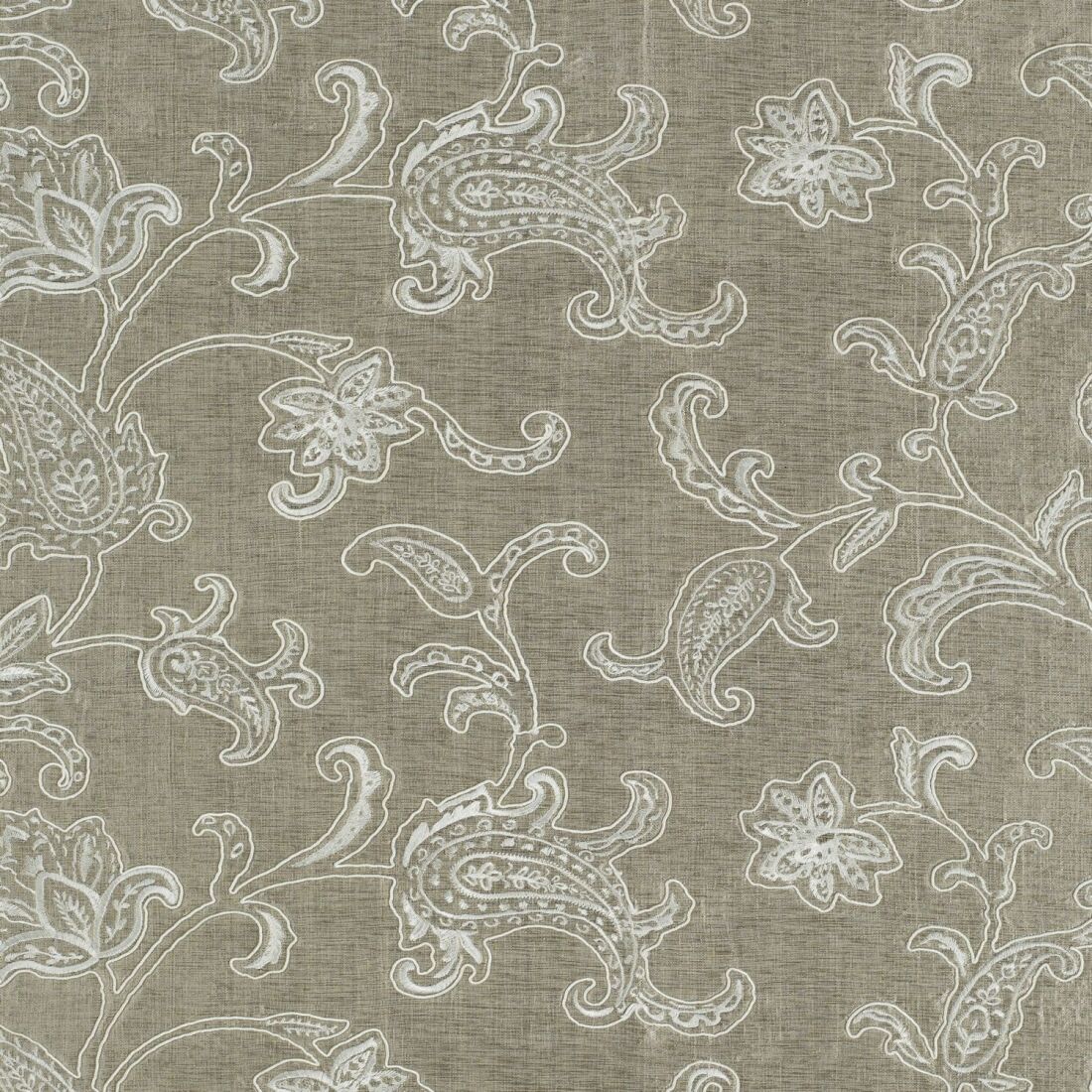 Halkin Silks Ambi Silk 31543 ткань James Hare, Огурцы-Пейсли Цветы-Растения от магазина Ткани Мира ✅