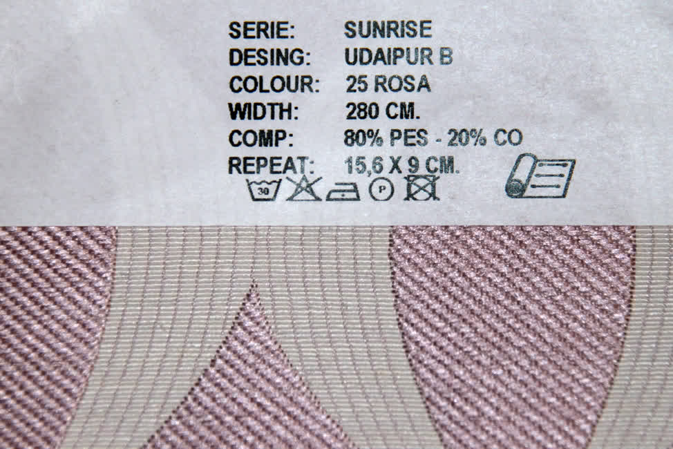 Sunrise Udaipur B 25 ткань Casablanca, Геометрия от магазина Ткани Мира ✅