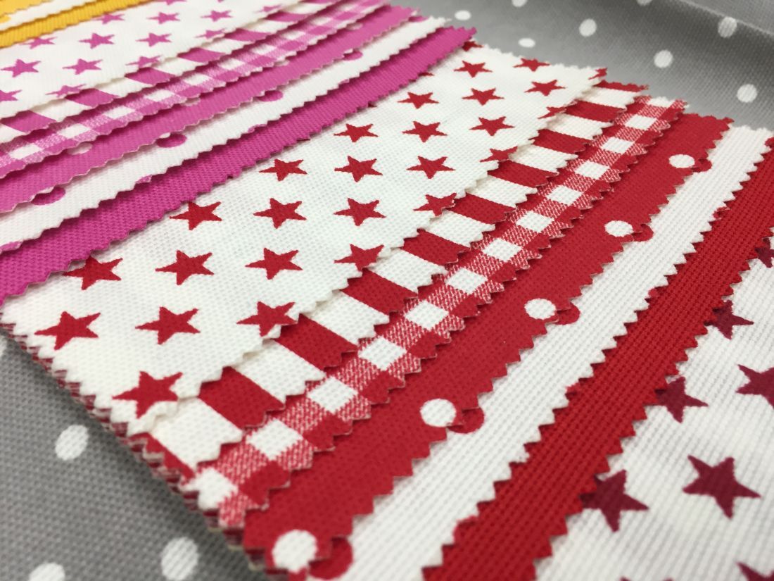 Ponarea ткань Via Roma, Горошек Полоска Клетка Предметы Однотонная от магазина Ткани Мира ✅