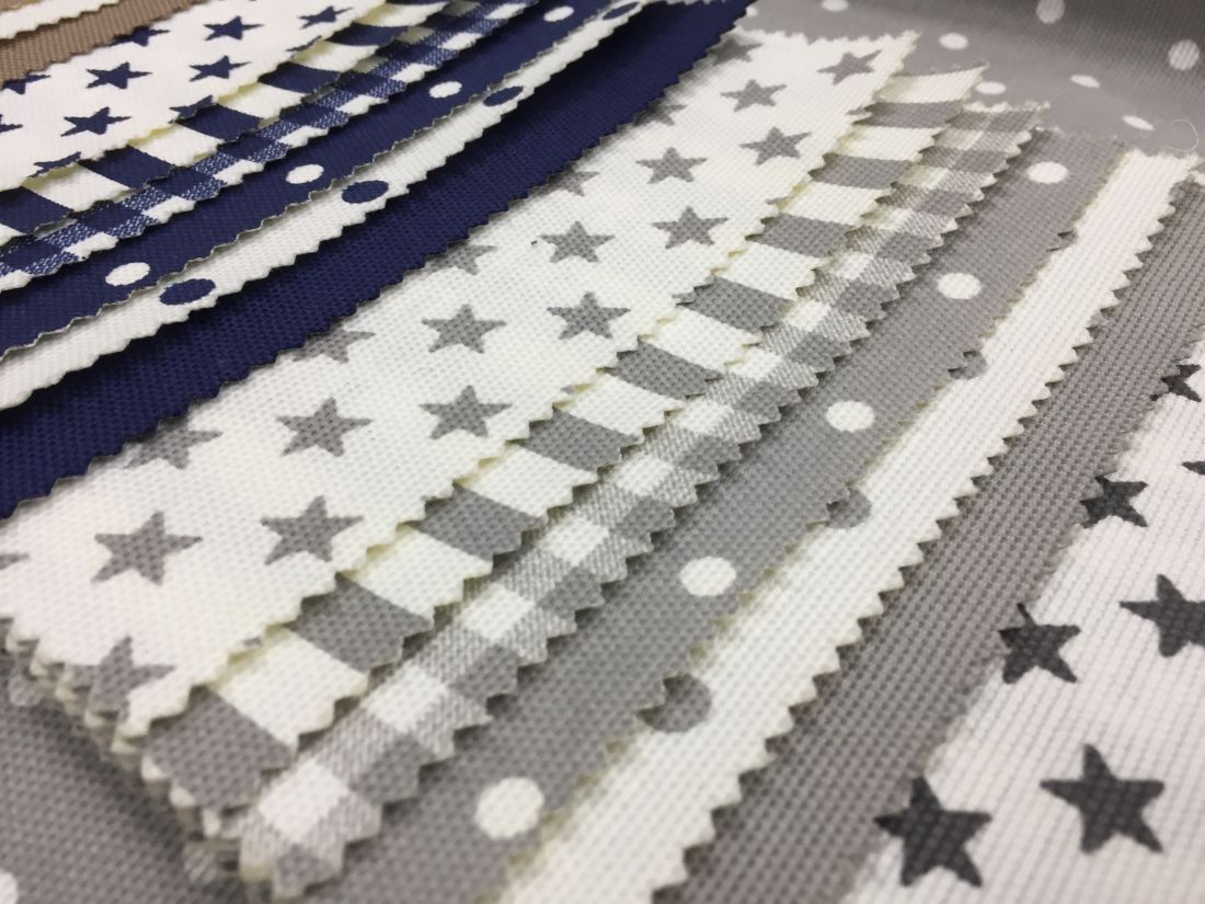 Ponarea ткань Via Roma, Горошек Полоска Клетка Предметы Однотонная от магазина Ткани Мира ✅