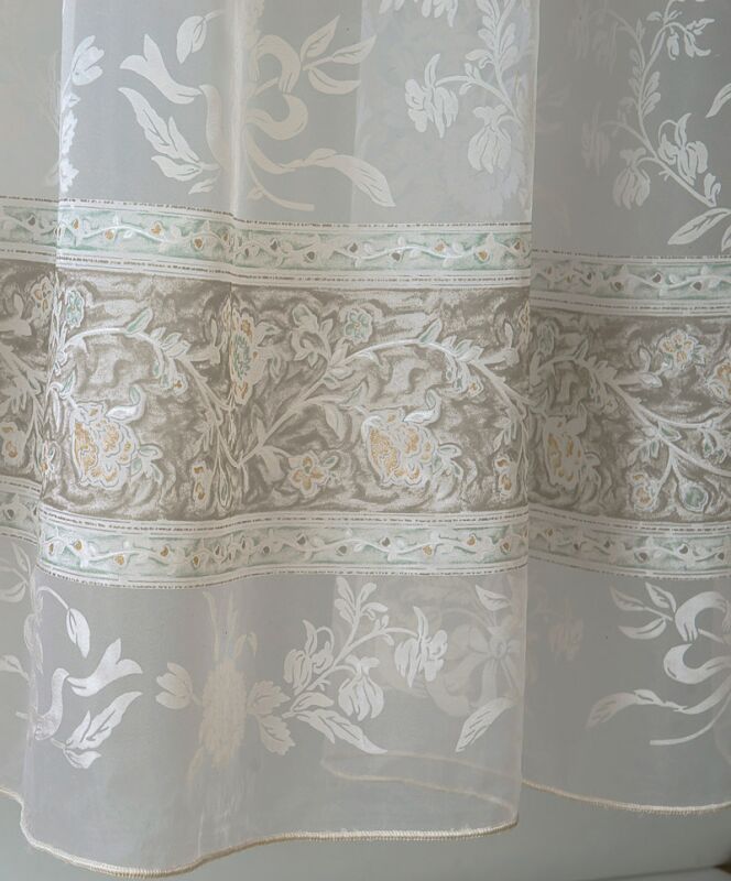 Roma 2910/3312 Organza Devore Microquartz ткань Windeco, Цветы-Растения от магазина Ткани Мира ✅