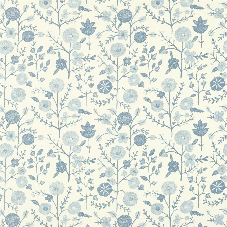 Ткань Sanderson 223575  Chika Prints, Цветы-Растения от магазина Ткани Мира ✅