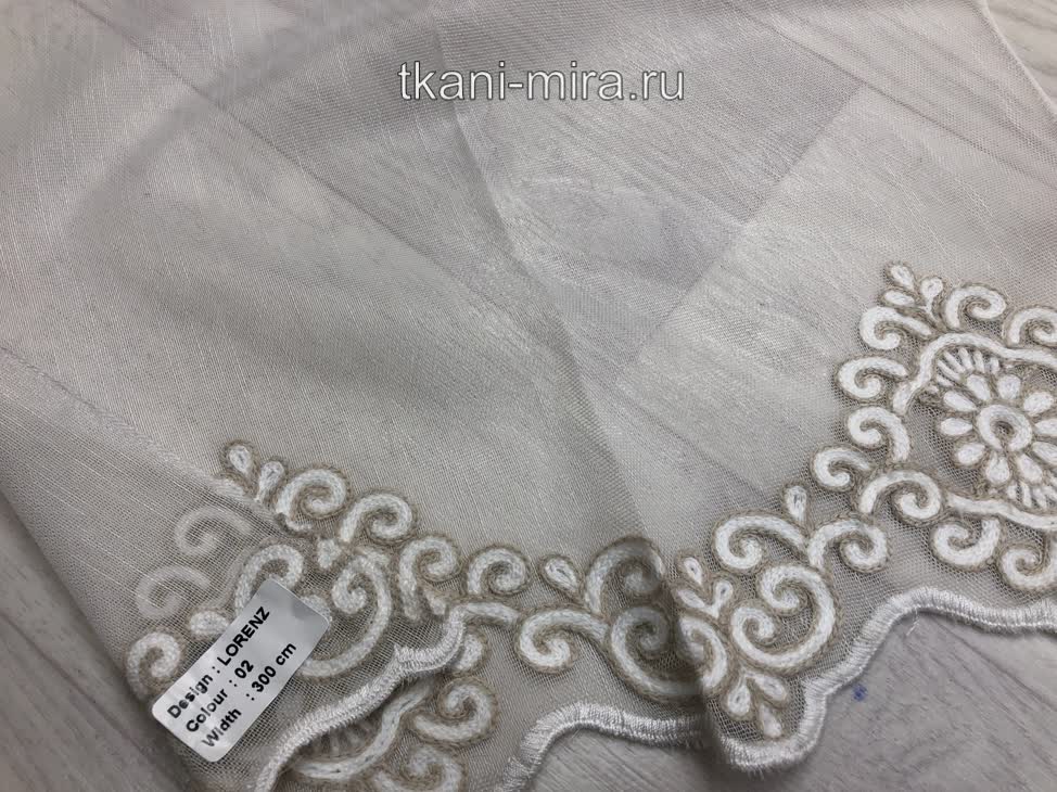 Lorenz ткань Melange, Вензель-Завитки от магазина Ткани Мира ✅