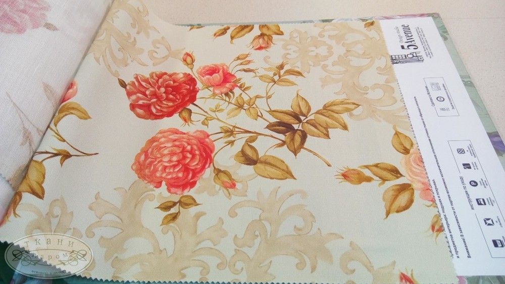 My Flower 32-34-36-38-40 ткань 5 Avenue, Цветы-Растения от магазина Ткани Мира ✅