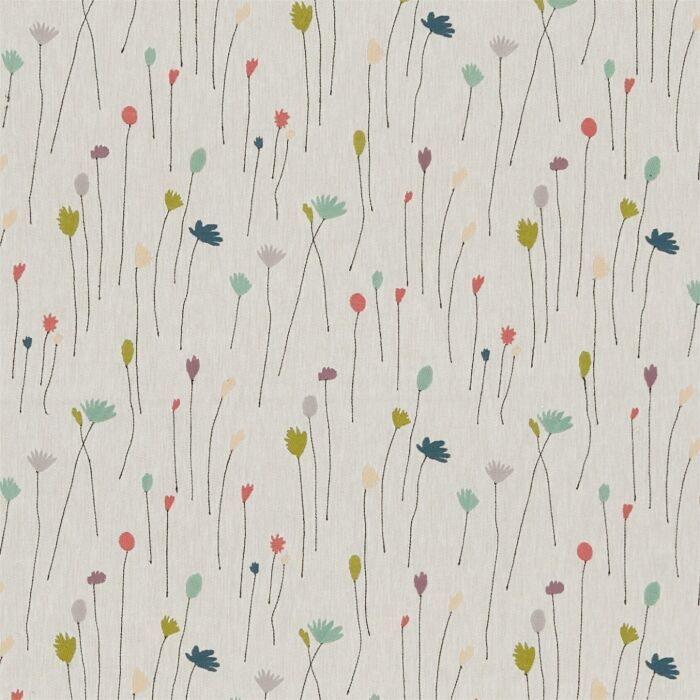 Jardin Boheme Fabrics Fleur ткань Harlequin, Цветы-Растения от магазина Ткани Мира ✅
