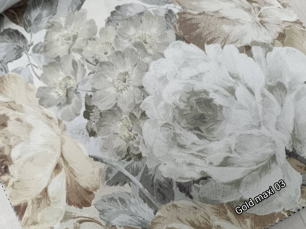 Gold Maxi ткань Fabric club, Цветы-Растения от магазина Ткани Мира ✅