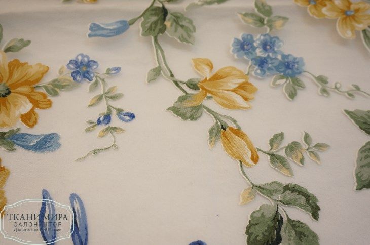 Ткань Corfu 01, 03, 05, 07, Цветы-Растения от магазина Ткани Мира ✅