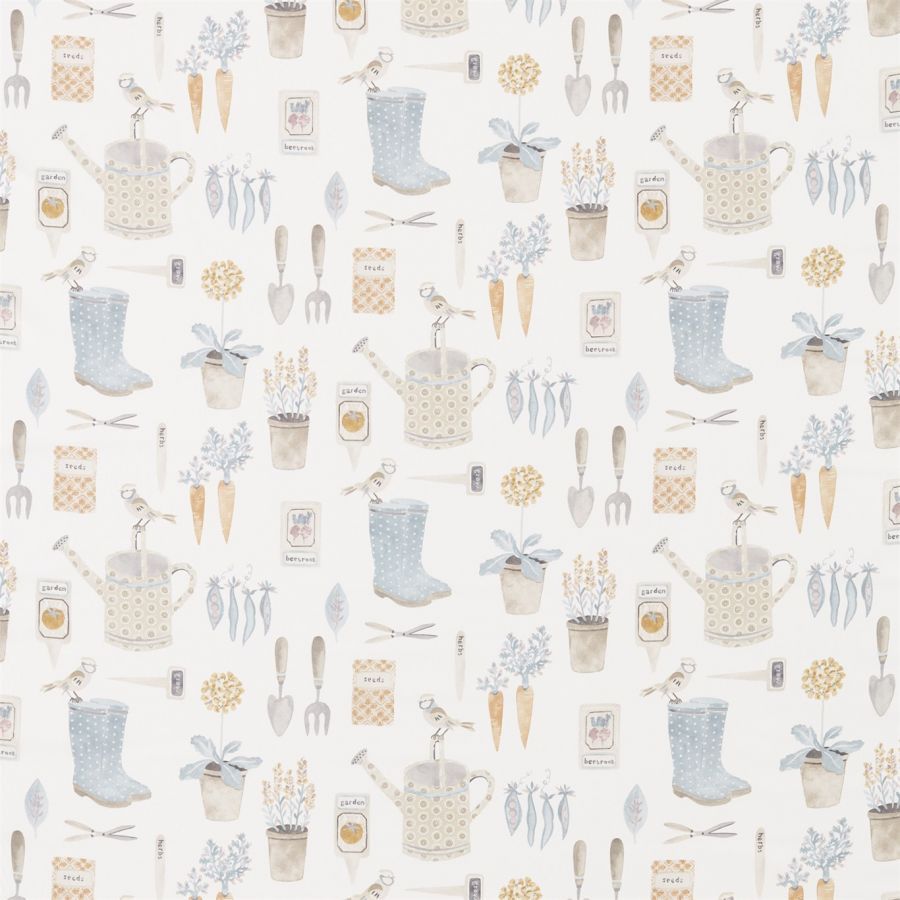 Ткань Sanderson 226349  The Potting Room Prints and Embroideries, Персонажи Цветы-Растения Предметы от магазина Ткани Мира ✅