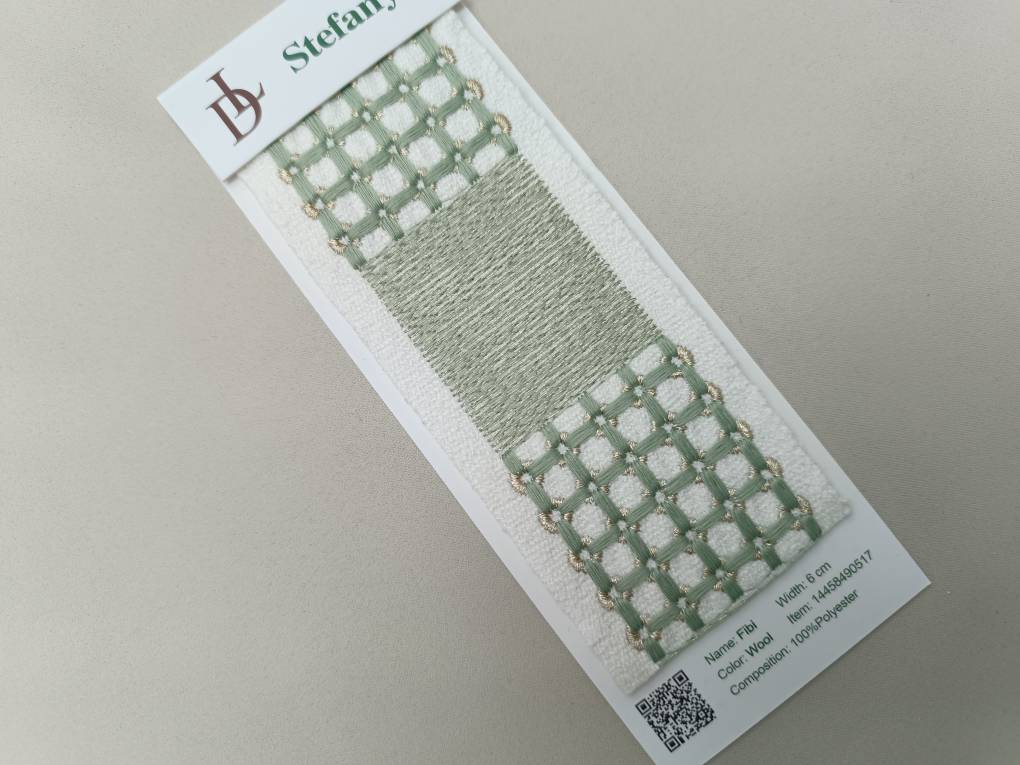 Fibi бордюр для штор Daylight, Геометрия от магазина Ткани Мира ✅