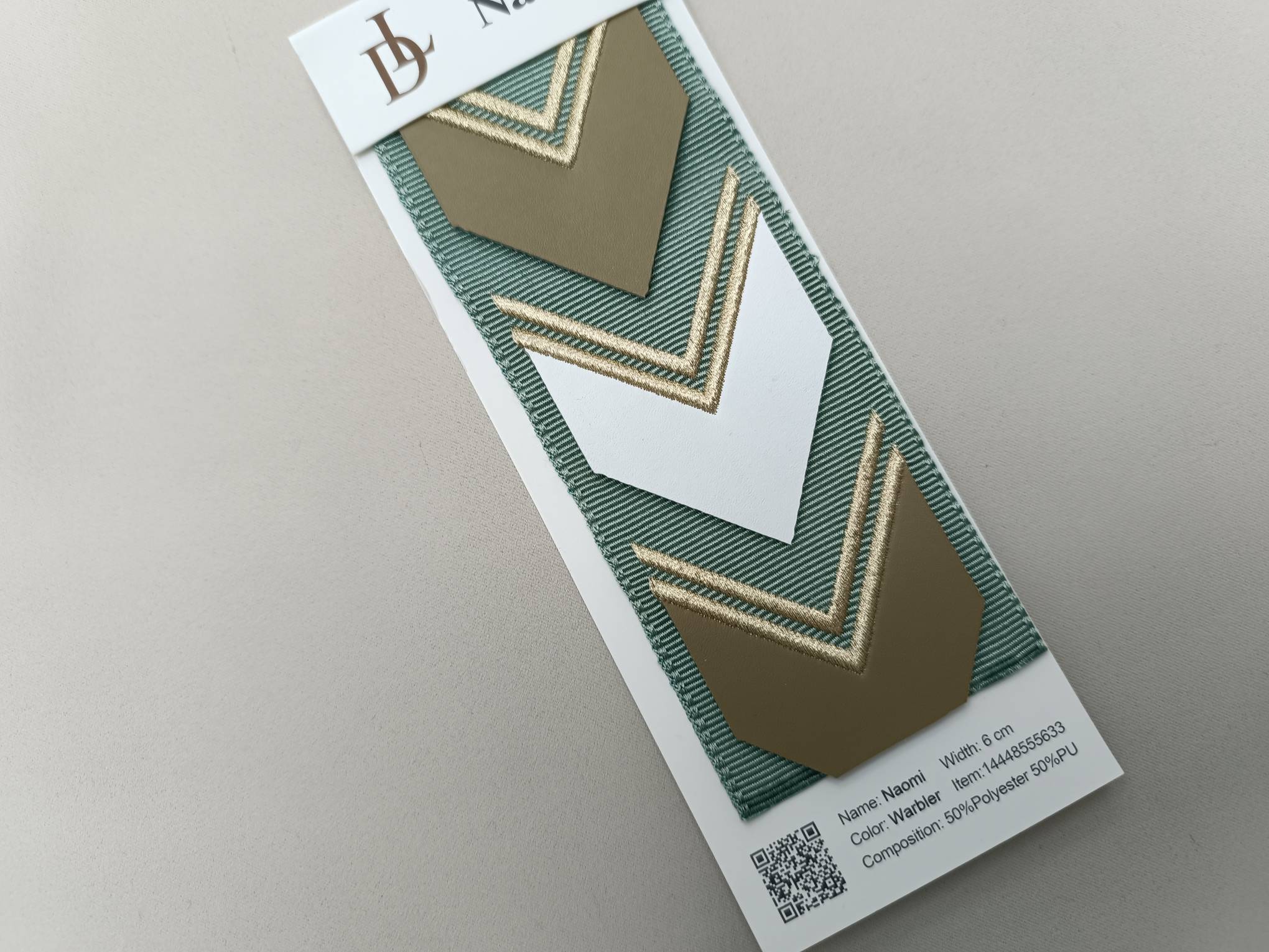 Naomi бордюр для штор Daylight, Геометрия от магазина Ткани Мира ✅