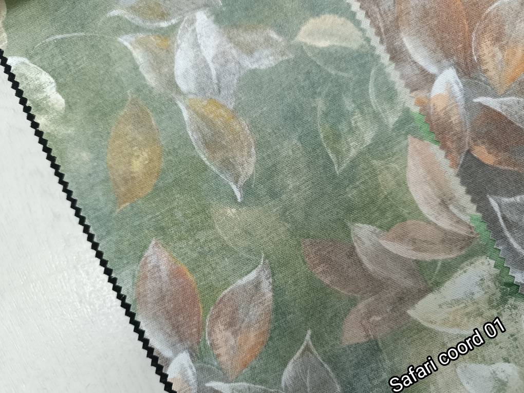 Safari Coord ткань Fabric club, Цветы-Растения от магазина Ткани Мира ✅