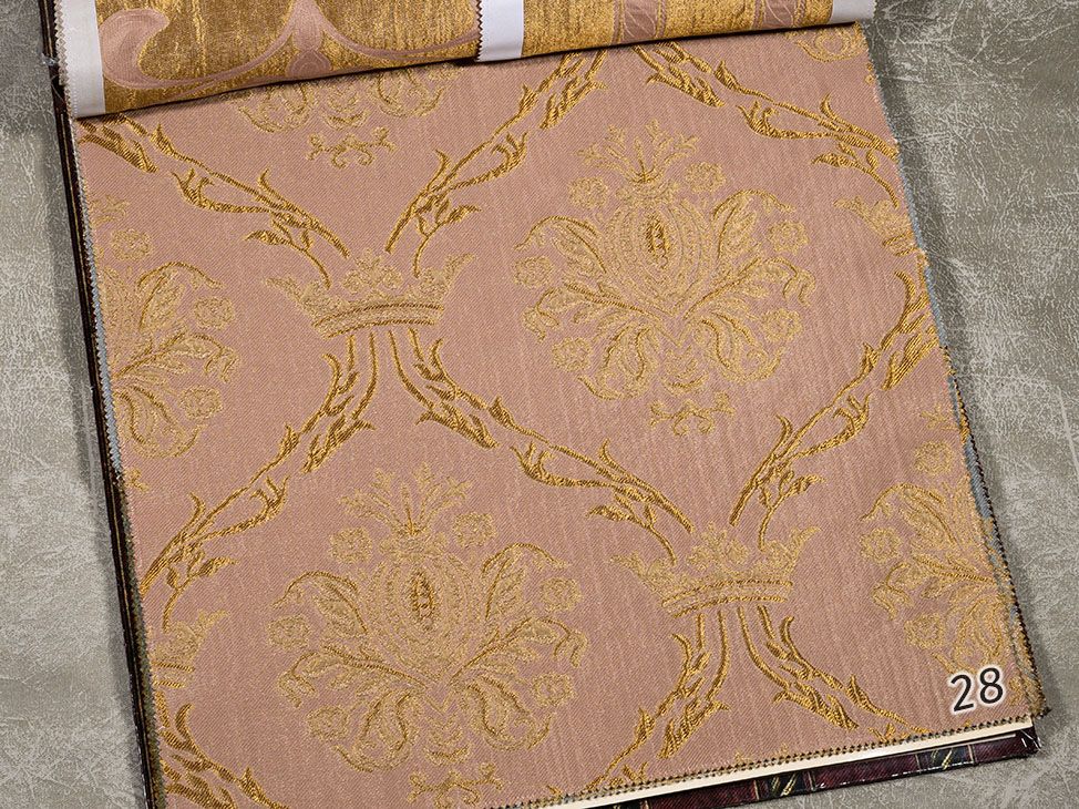 Cadoro 7, 14, 21, 28, 35, 42, 49, 56 ткань 5 Авеню, Вензель-Завитки Дамаск от магазина Ткани Мира ✅