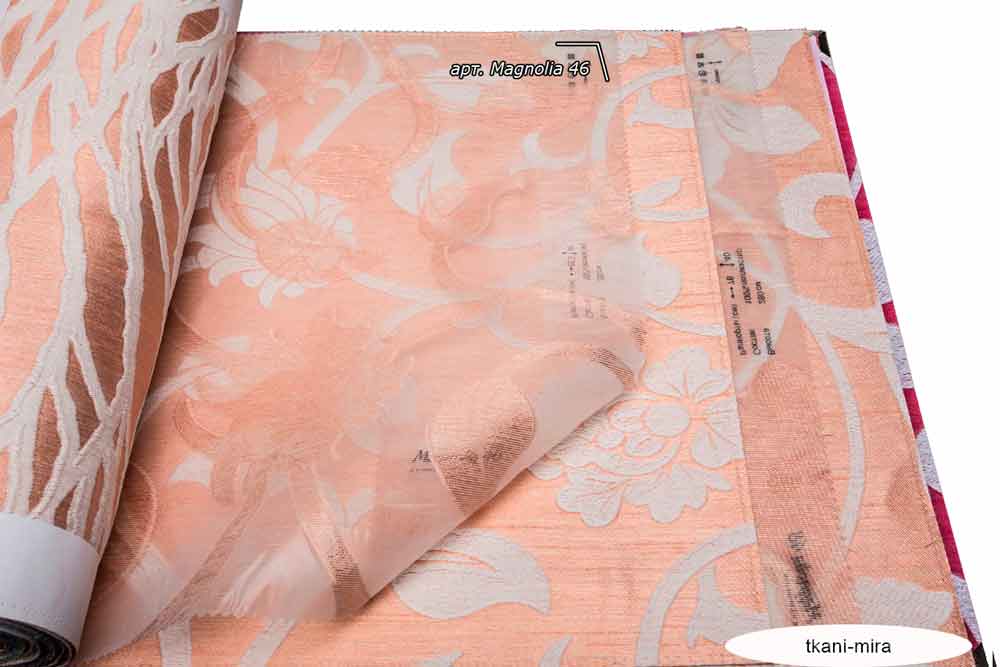 Magnolia 04, 11, 18, 25, 32, 39, 46 ткань 5 авеню, Цветы-Растения от магазина Ткани Мира ✅