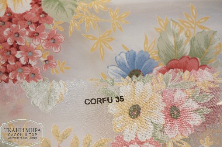 Ткань Corfu 33,35,37,39, Цветы-Растения от магазина Ткани Мира ✅