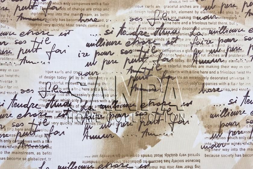 RB6069-AB ткань Sanpa, Буквы-Надписи от магазина Ткани Мира ✅