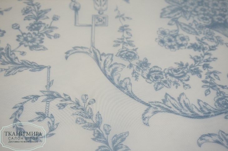 Ткань De Jouy 03, 13, 28, 37, Цветы-Растения от магазина Ткани Мира ✅