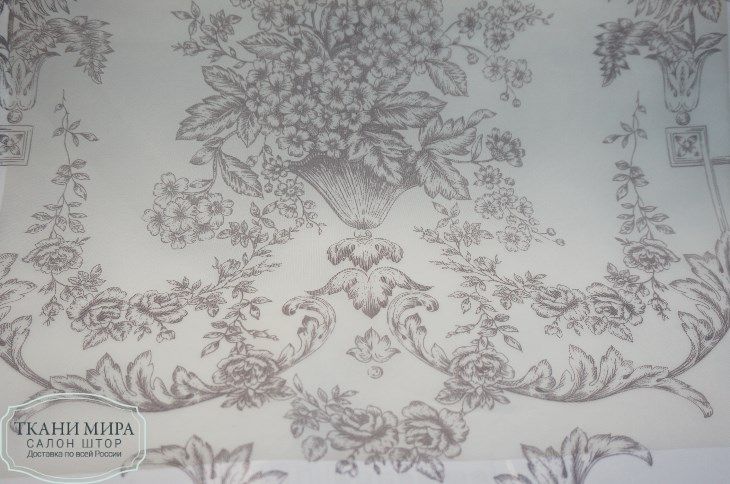 Ткань De Jouy 03, 13, 28, 37, Цветы-Растения от магазина Ткани Мира ✅