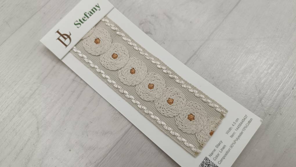 Stacy бордюр для штор Daylight, Геометрия от магазина Ткани Мира ✅