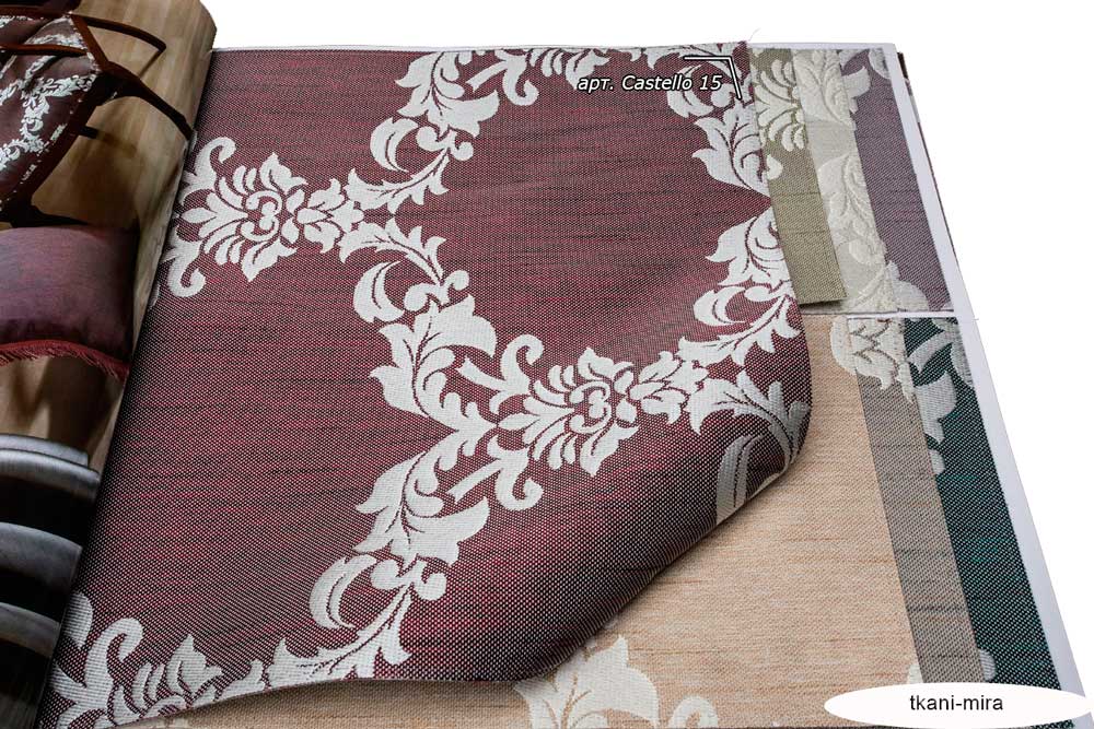 Castello 15,16,17,18,19,20,21 ткань 5 авеню, Цветы-Растения от магазина Ткани Мира ✅