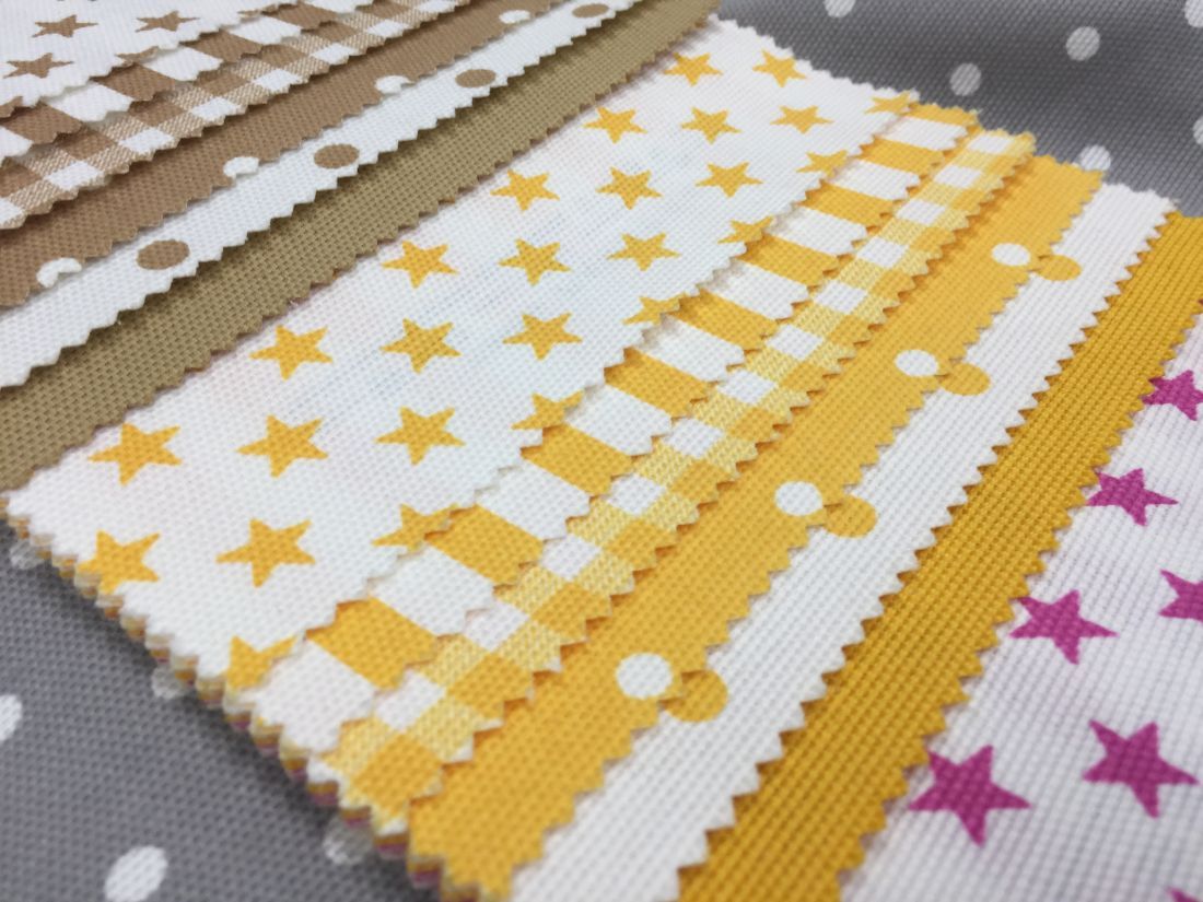 Ponarea ткань Via Roma, Горошек Полоска Клетка Предметы Однотонная от магазина Ткани Мира ✅