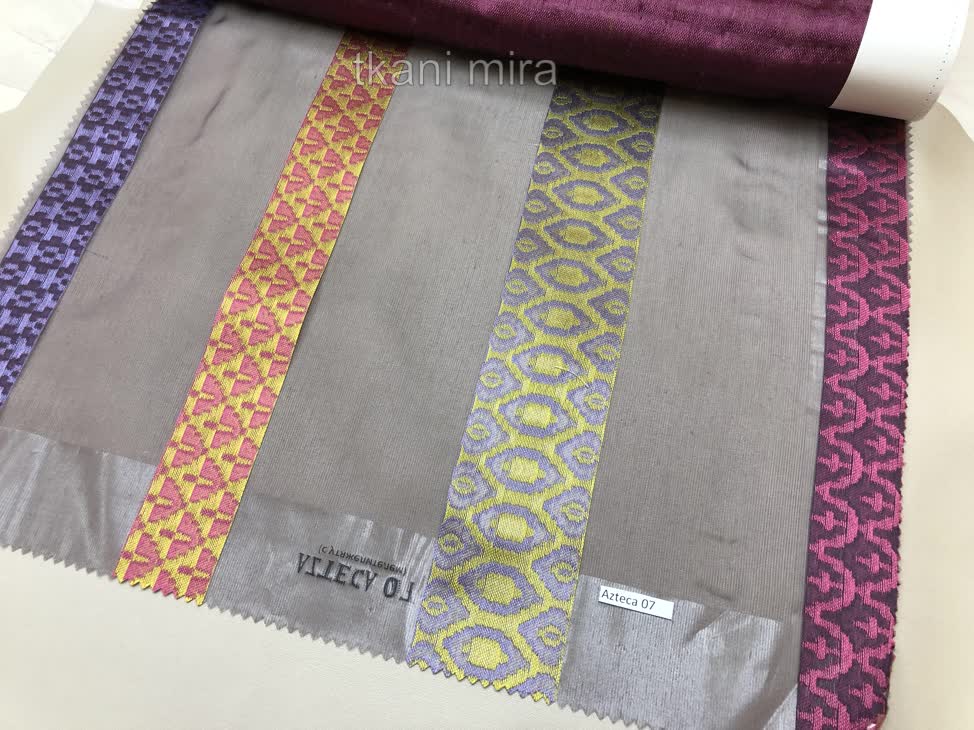 Ткань  Azteca 07, 17, 27, 37, 47, Полоска от магазина Ткани Мира ✅