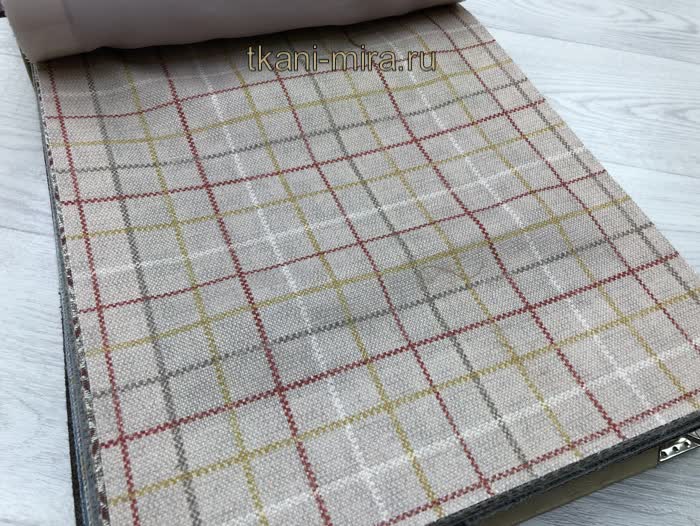Burlington ткань Daylight каталог Rush, Клетка от магазина Ткани Мира ✅