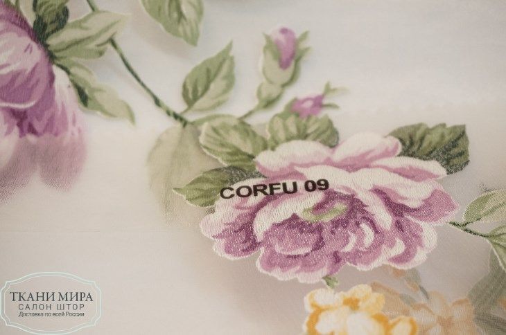 Ткань Corfu 09, 11, 13, 15, Цветы-Растения от магазина Ткани Мира ✅