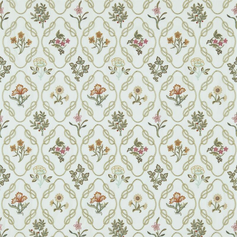 Archive Embroideries Kelmscott Trellis ткань Morris&Co, Цветы-Растения от магазина Ткани Мира ✅