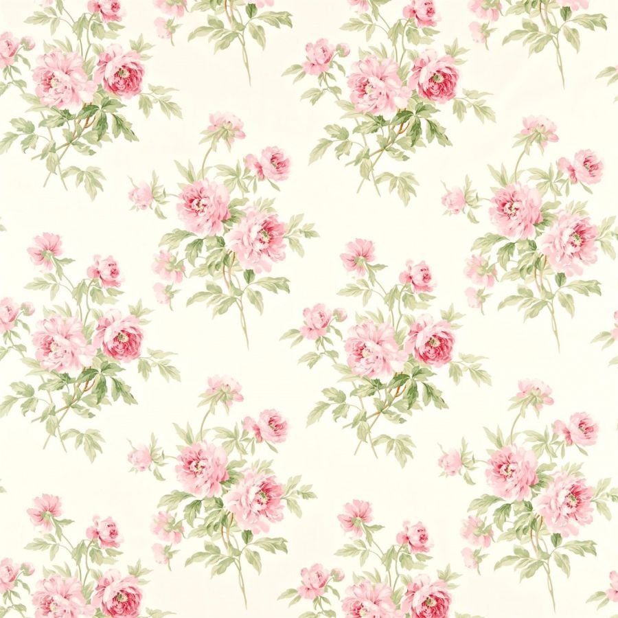 Ткань Sanderson DCAVAD201  Caverley Prints, Цветы-Растения от магазина Ткани Мира ✅