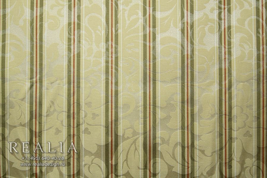 Jardin PATRICK MONTY ткань Realia, Полоска от магазина Ткани Мира ✅