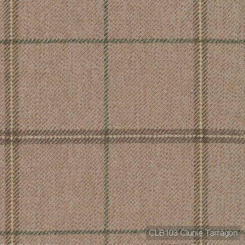 Clunie Burn CLB103 ткань The Isle Mill, Клетка от магазина Ткани Мира ✅
