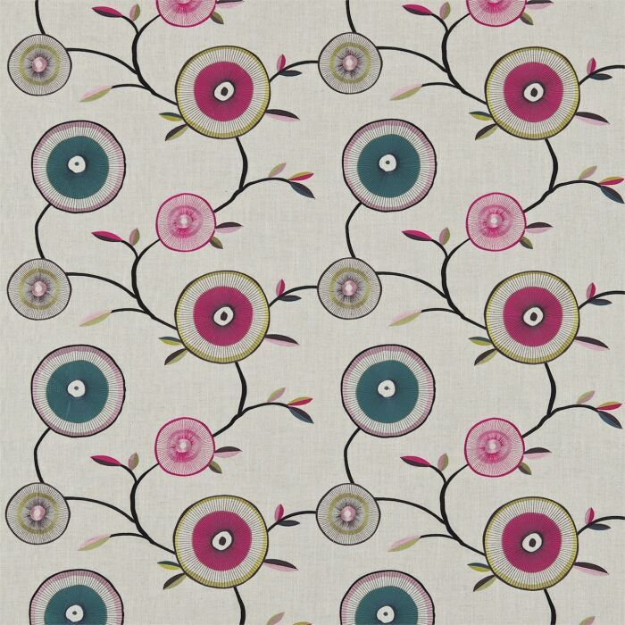 Artisan Embroideries Heirloom ткань Harlequin, Цветы-Растения от магазина Ткани Мира ✅