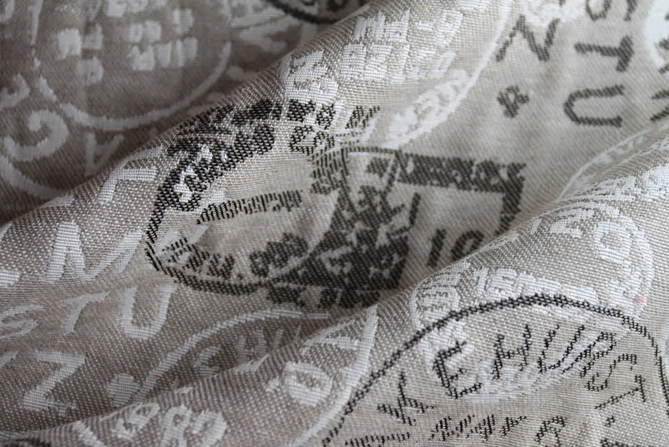 Origin Travel F 52 ткань Casablanca, Буквы-Надписи от магазина Ткани Мира ✅