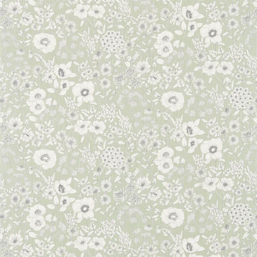 Ткань Sanderson 226354  The Potting Room Prints and Embroideries, Цветы-Растения от магазина Ткани Мира ✅