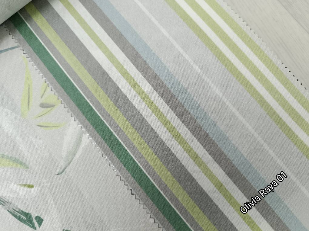 Olivia Raya ткань Fabric club, Полоска от магазина Ткани Мира ✅