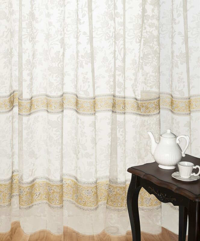 Roma 2910/3312 Organza Devore Microquartz ткань Windeco, Цветы-Растения от магазина Ткани Мира ✅