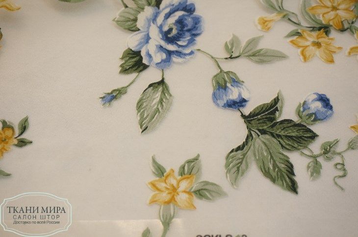 Ткань Corfu 09, 11, 13, 15, Цветы-Растения от магазина Ткани Мира ✅