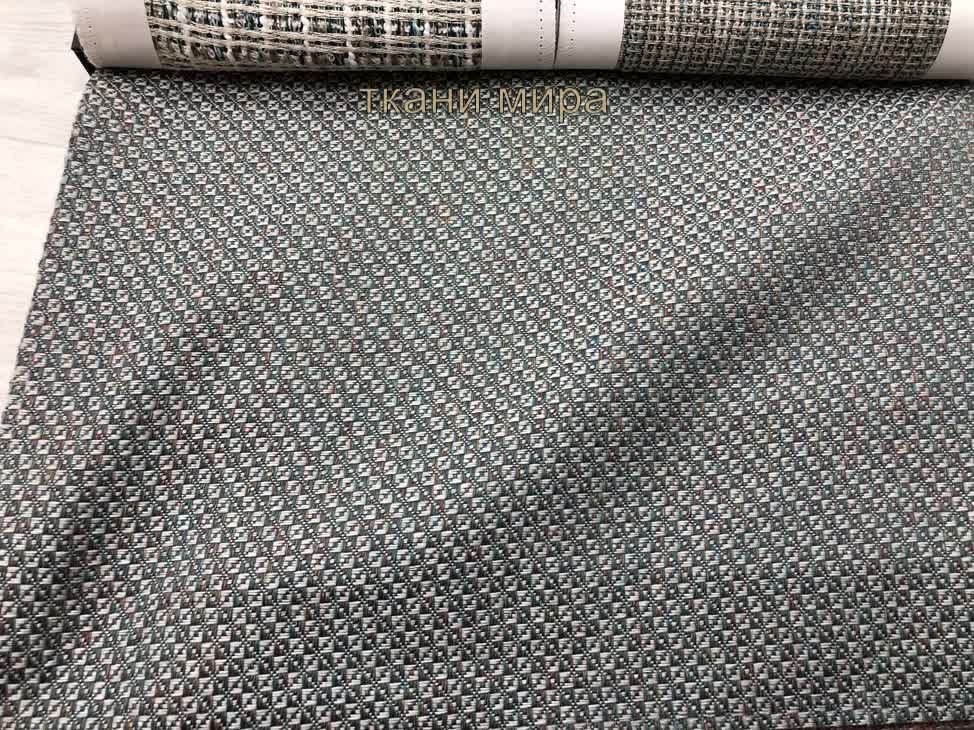 Ginza 05-10-15-20-25-30-35-40-45-50 ткань 5 Avenue, Геометрия Клетка от магазина Ткани Мира ✅