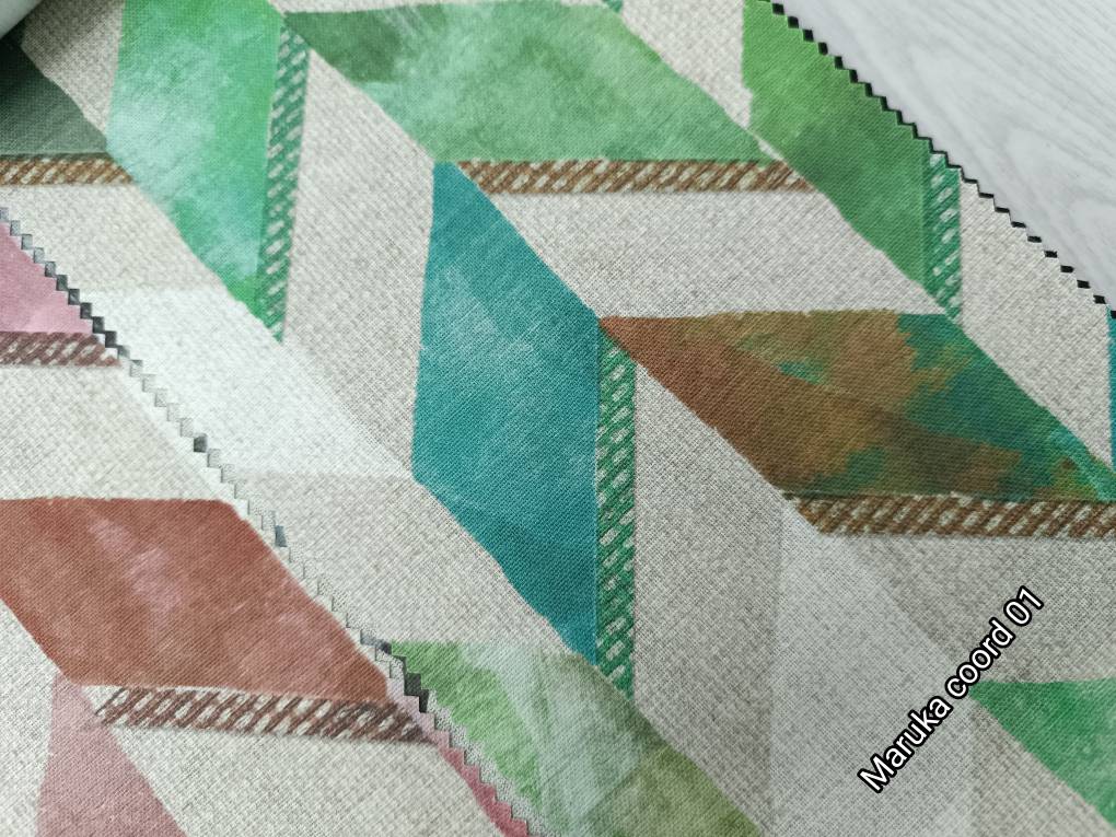 Maruka Coord ткань Fabric club, Полоска Геометрия от магазина Ткани Мира ✅