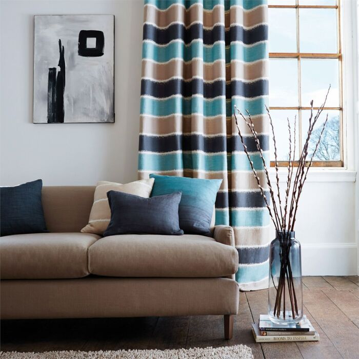 Landscapes Voiles and Weaves Plateau ткань Harlequin, Полоска от магазина Ткани Мира ✅