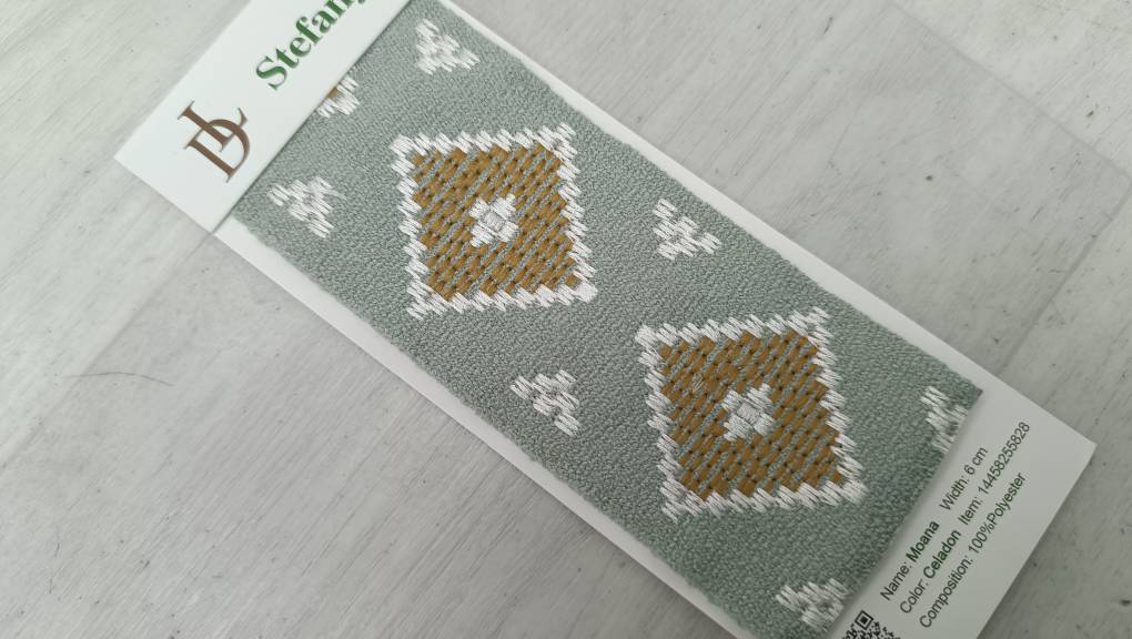 Moana бордюр для штор Daylight, Геометрия от магазина Ткани Мира ✅