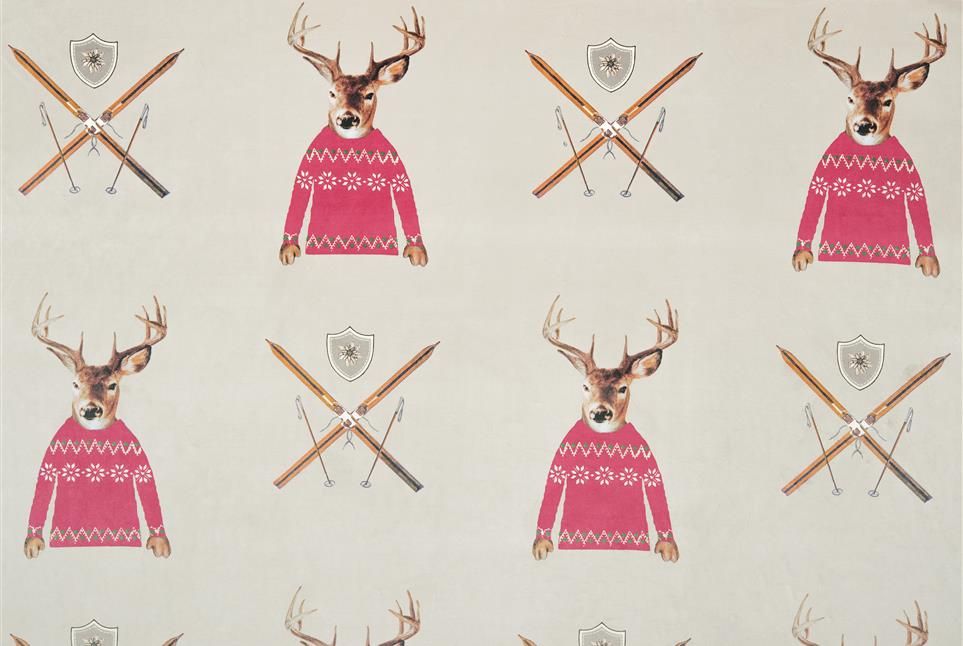 Mountain Deluxe Welcome Home Mountain Mania ткань Fine, Персонажи от магазина Ткани Мира ✅