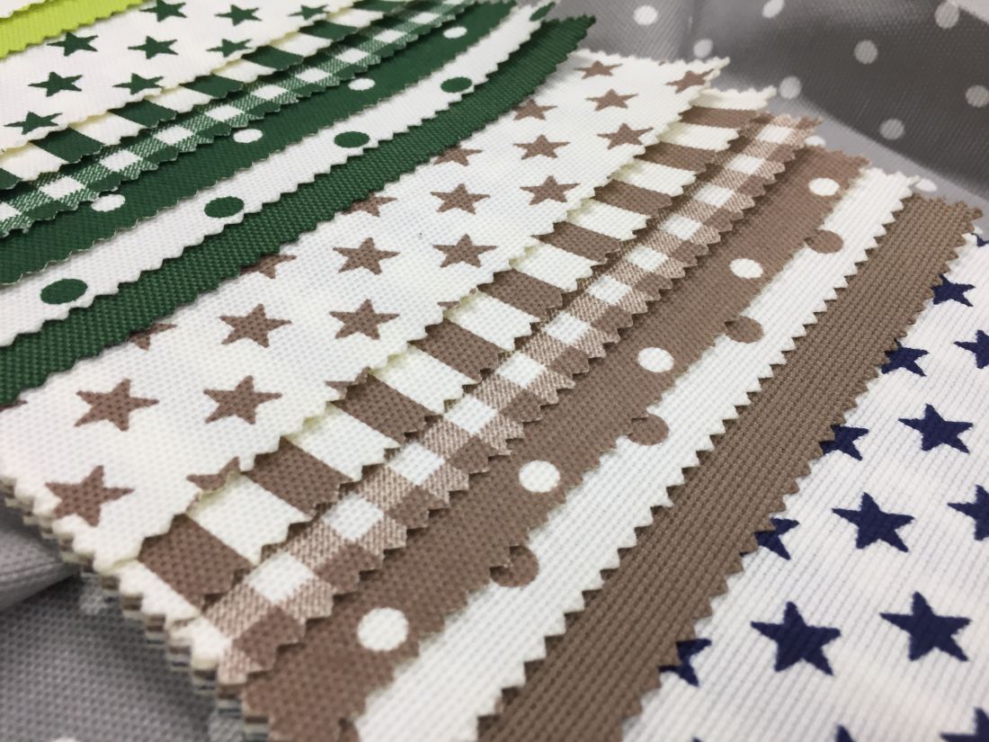 Ponarea ткань Via Roma, Горошек Полоска Клетка Предметы Однотонная от магазина Ткани Мира ✅