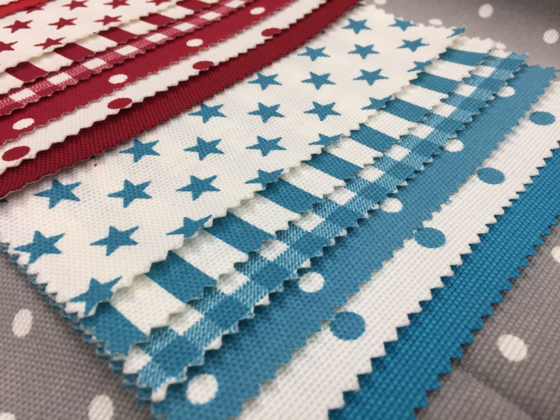 Ponarea ткань Via Roma, Горошек Полоска Клетка Предметы Однотонная от магазина Ткани Мира ✅