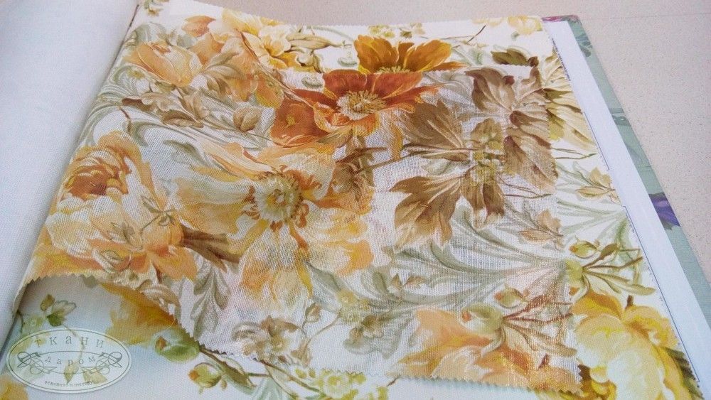 My Flower 21-23-25-27-29 ткань 5 Avenue, Цветы-Растения от магазина Ткани Мира ✅